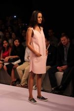 Model walks the ramp for Jabong Presents Miss Bennett London Show at Lakme Fashion Week 2015 Day 2 on 19th March 2015